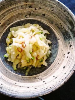 白菜の芯のさっぱりきんぴら-レシピのメイン写真