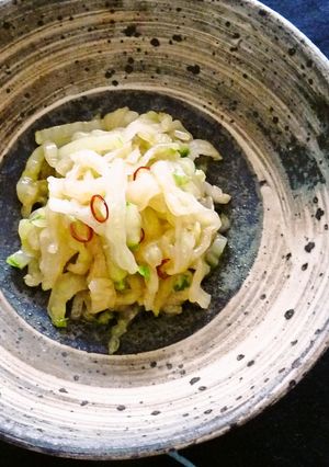白菜の芯のさっぱりきんぴら-レシピのメイン写真