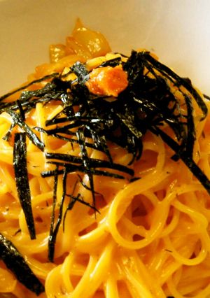 うにと卵黄のクリームパスタ-レシピのメイン写真