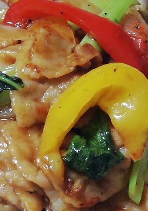 豚バラと野菜のにんにく醤油炒め-レシピのメイン写真