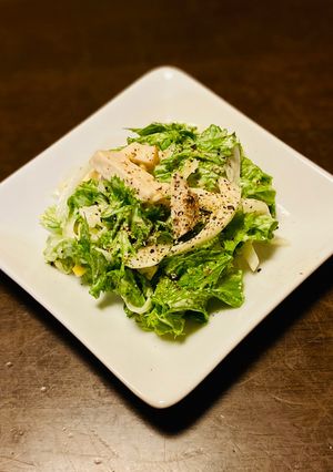 わさび菜塩レモンサラダ！-レシピのメイン写真