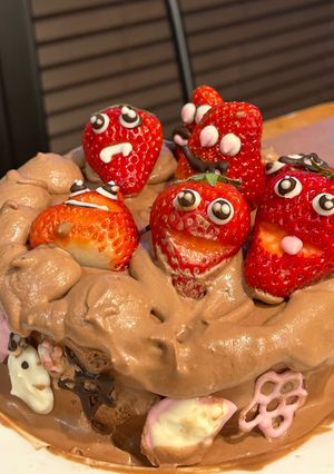 お家で簡単！チョコ生クリーム♡-レシピのメイン写真