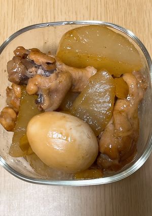 大根と鶏肉の煮付け-レシピのメイン写真