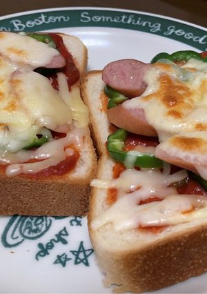 ピザトースト-レシピのメイン写真