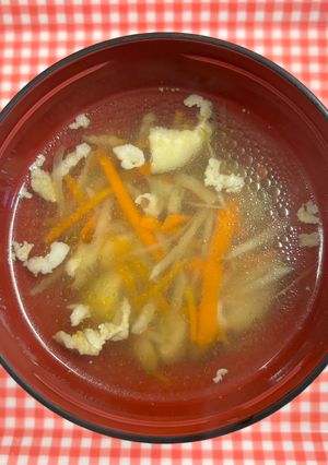 [保育園幼児食]沢煮椀-レシピのメイン写真
