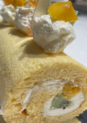 ロールケーキ-レシピのメイン写真