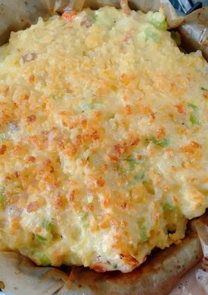 皮無しご飯入キッシュ-レシピのメイン写真