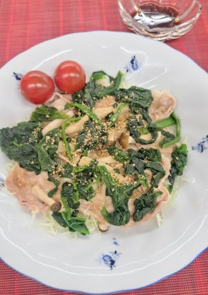 豚肉の冷しゃぶ胡麻ポン酢だれ-レシピのメイン写真