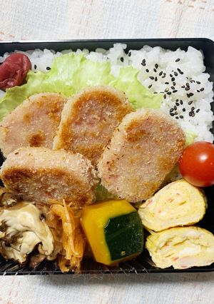 11/21ﾖｯﾁｬﾝ☆ハムカツ弁当-レシピのメイン写真