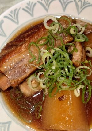 圧力鍋でスペアリブと大根の甘辛煮-レシピのメイン写真