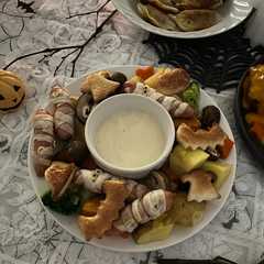 รูปของ ハロウィンチーズフォンデュパーティー