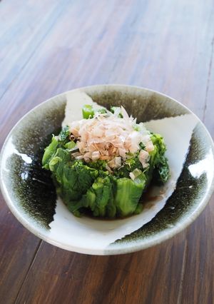 《副菜①》菜の花のおかかかけ-レシピのメイン写真