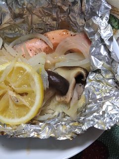 鮭のホイル包み焼き-レシピのメイン写真