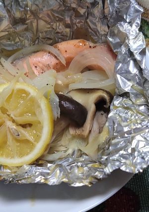 鮭のホイル包み焼き-レシピのメイン写真