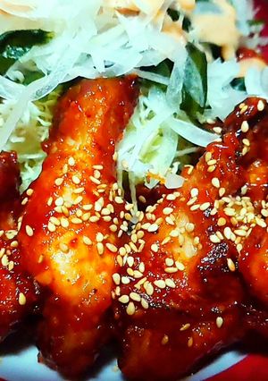 ヤンニョムチキン-レシピのメイン写真