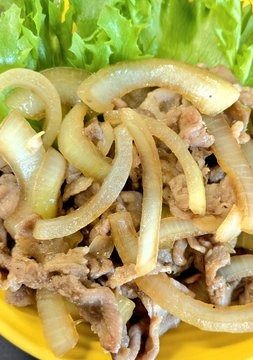 【簡単】豚こまとタマネギのコク旨生姜焼き-レシピのメイン写真