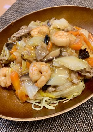 とろ〜り⭐︎白菜中華あんかけ焼きそば-レシピのメイン写真