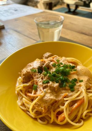 キムチとツナのロゼパスタ-レシピのメイン写真