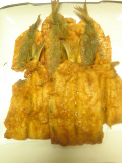 いわしのカレー風味揚げ!-レシピのメイン写真