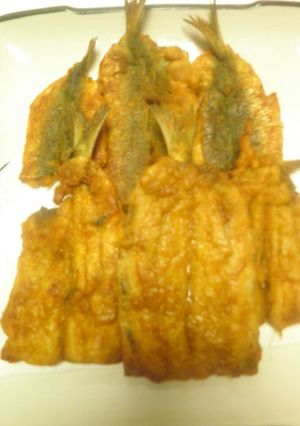 いわしのカレー風味揚げ！-レシピのメイン写真