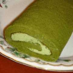 รูปของ ★お抹茶たっぷり♪抹茶ろーるけーき★