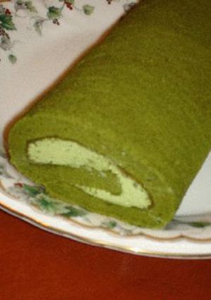 ★お抹茶たっぷり♪抹茶ろーるけーき★-レシピのメイン写真
