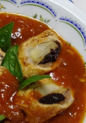 豚肉のリンゴとプルーン巻・野菜ジュース煮-レシピのメイン写真
