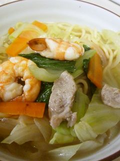 野菜たっぷりヘルシーちゃんぽん-レシピのメイン写真