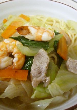 野菜たっぷりヘルシーちゃんぽん-レシピのメイン写真