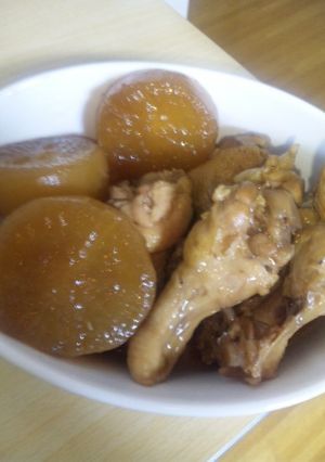 簡単☆手羽元と大根の煮物-レシピのメイン写真