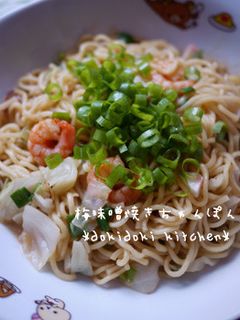 梅味噌焼きちゃんぽん-レシピのメイン写真