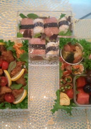 運動会のお弁当（三段重）2011-レシピのメイン写真
