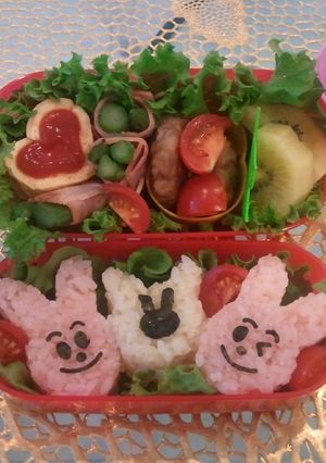 ♪遠足キャラ弁♪-レシピのメイン写真