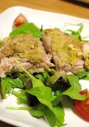 鶏もも肉のジェノバソース焼き-レシピのメイン写真