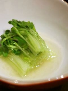 貝割れ大根のおひたし 生姜風味-レシピのメイン写真