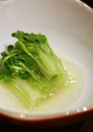 貝割れ大根のおひたし　生姜風味-レシピのメイン写真