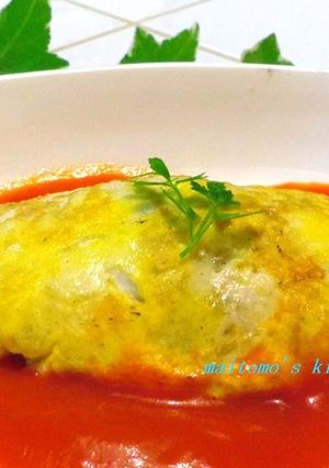 オムライス　1日分の野菜ジュースを使って-レシピのメイン写真