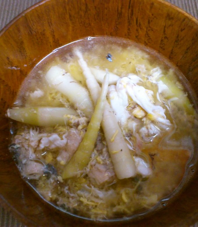 タケノコと鯖缶の味噌汁-レシピのメイン写真