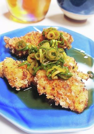 おにぎり煎餅を使った唐揚げ-レシピのメイン写真