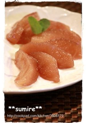 リンゴのコンポート！ワイン煮**-レシピのメイン写真