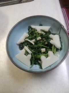 かまぼこと大根葉の胡麻和え-レシピのメイン写真