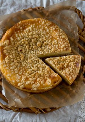 シナモンクランブルチーズケーキ-レシピのメイン写真