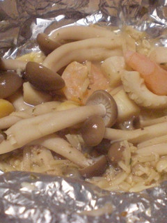 きのことシーフードのホイル焼き-レシピのメイン写真