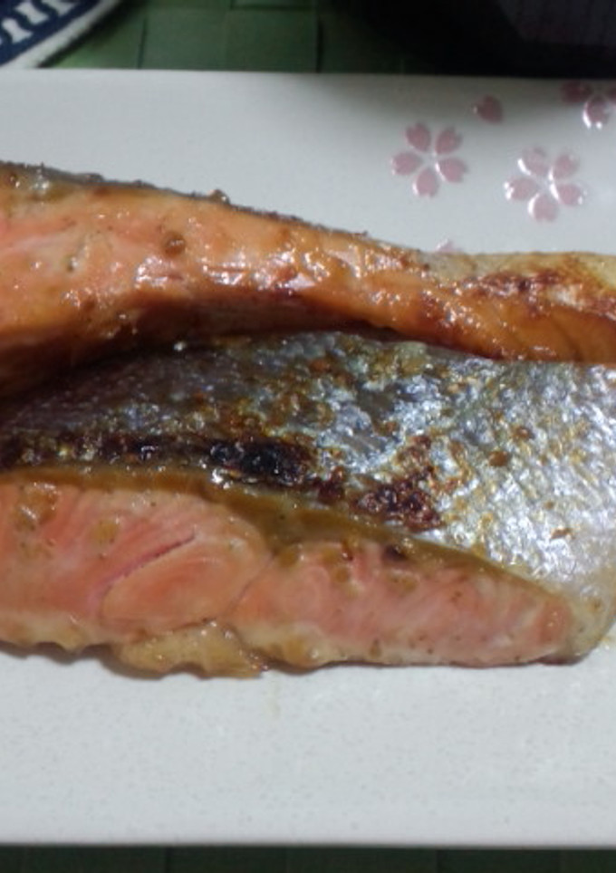 簡単！鮭の胡麻ドレ焼き-レシピのメイン写真