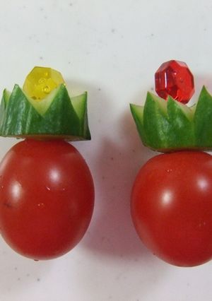 キャラ弁に　王冠　プチトマト・ミニトマト-レシピのメイン写真
