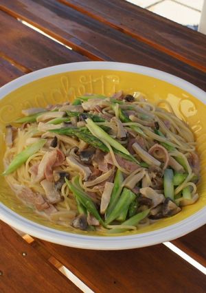 ポルチーニの香るクリームパスタ-レシピのメイン写真