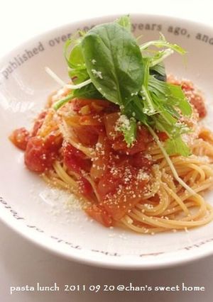 シーフードトマトパスタ-レシピのメイン写真