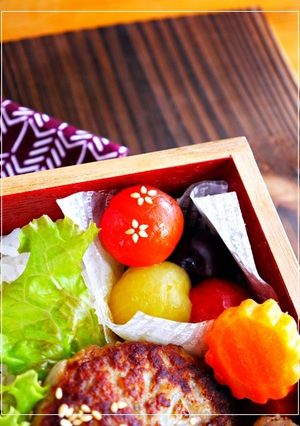 お弁当のワンポイントに♪胡麻のお花-レシピのメイン写真
