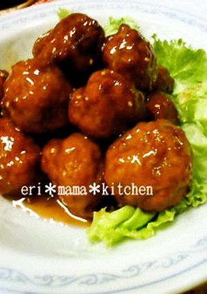 ＊ふわっふわ＊肉団子の甘酢あん-レシピのメイン写真