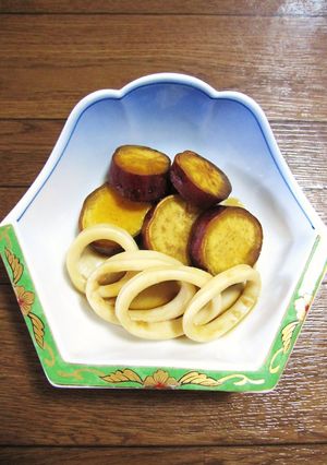 いかとサツマイモの煮物-レシピのメイン写真
